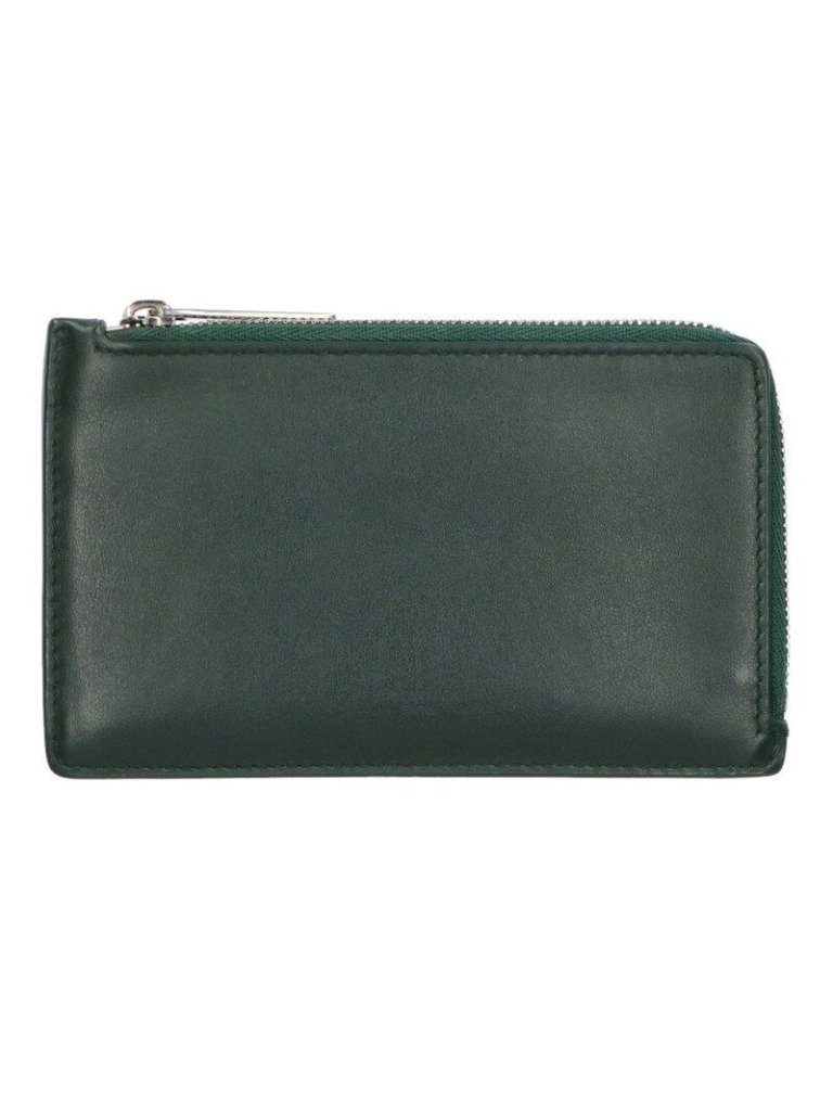 Balenciaga Logo Leather Card Case